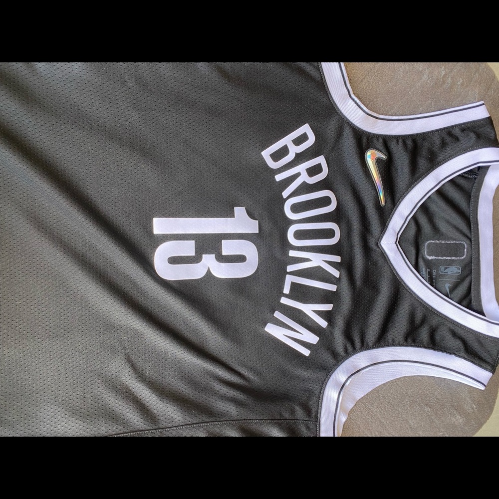 Mens New Without Tags Nike Large Brooklyn Nets James Harden NBA Jersey